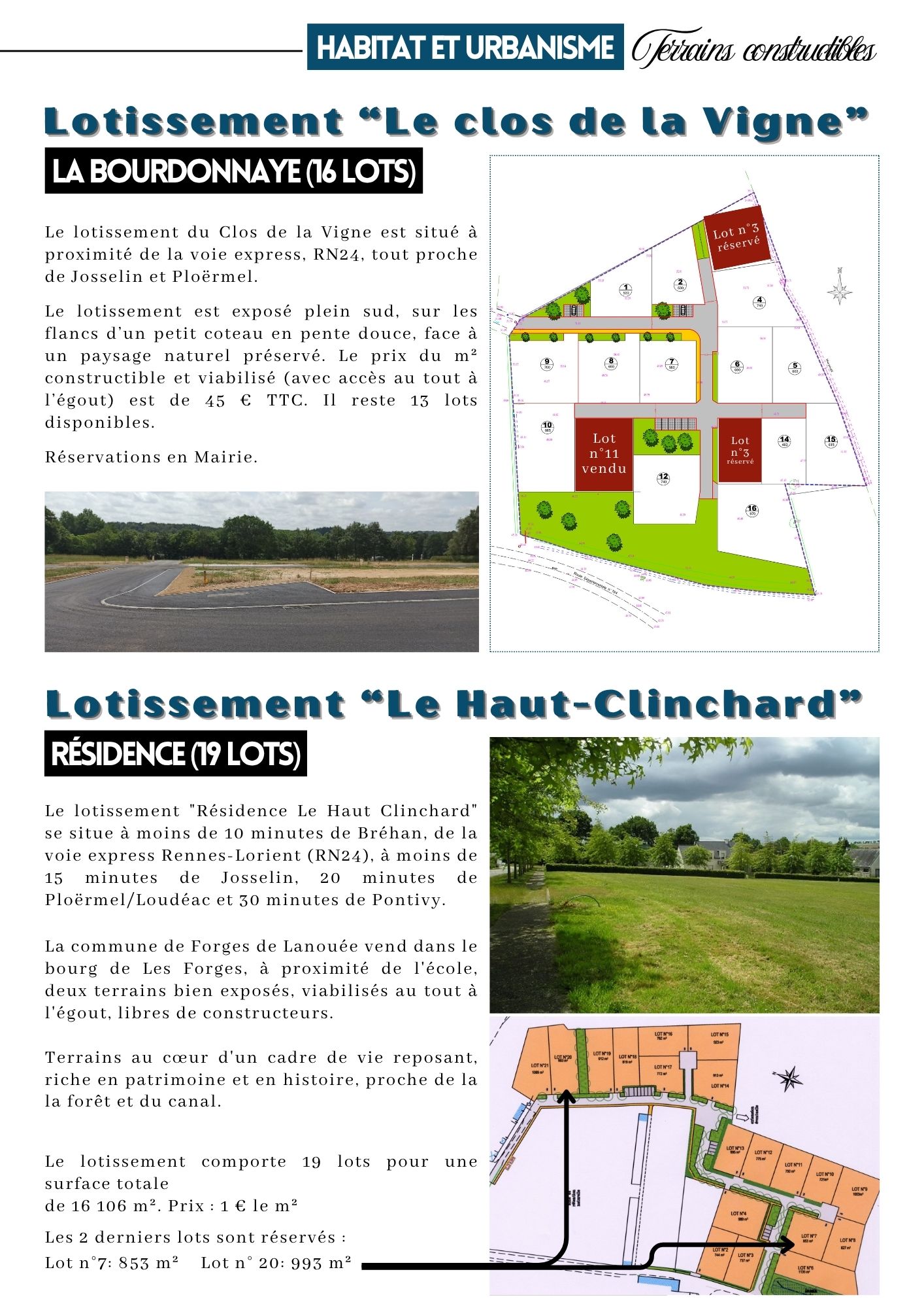 Juin 2025   Terrains constructibles